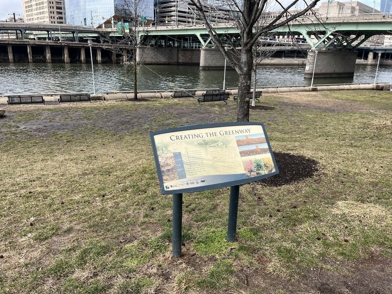 Creating the Greenway Marker. Click for full size. Creating the Greenway Marker image. Click for full size.