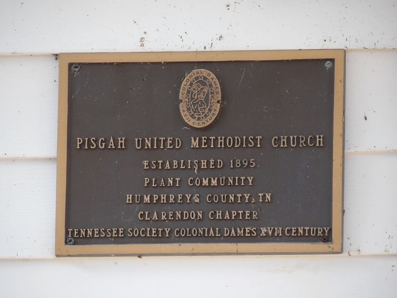 Pisgah United Methodist Church Marker image. Click for full size.
