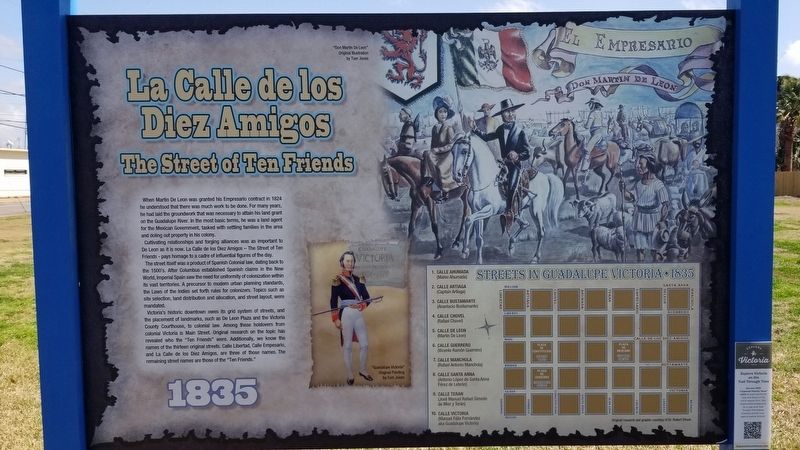 La Calle de los Diez Amigos Marker. Click for full size. La Calle de los Diez Amigos Marker image. Click for full size.