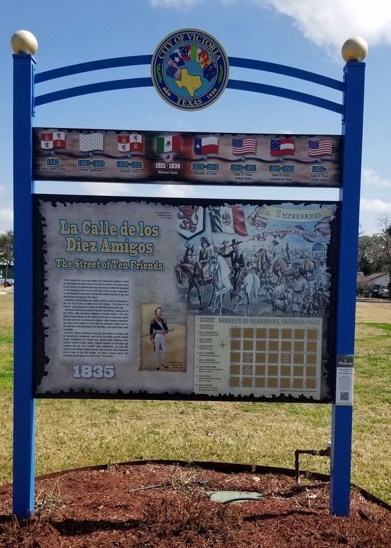 La Calle de los Diez Amigos Marker. Click for full size. La Calle de los Diez Amigos Marker image. Click for full size.
