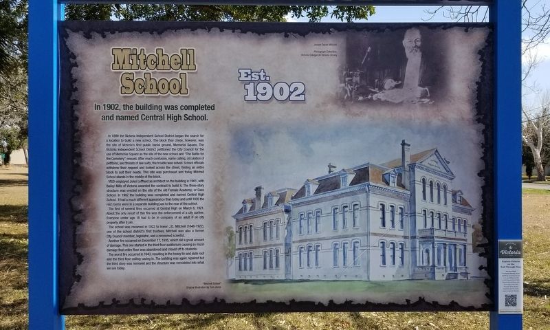 Mitchell School Marker image. Click for full size.