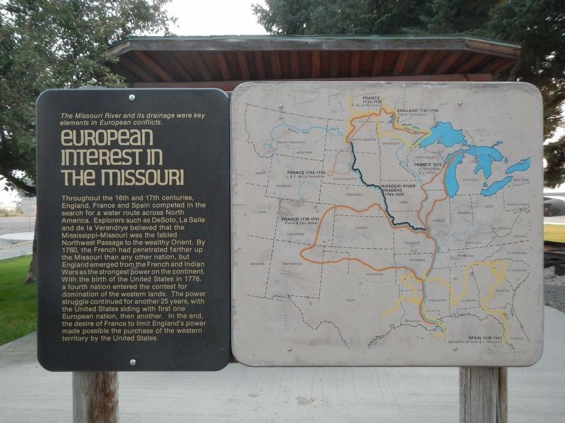 European Interest in the Missouri Marker image. Click for full size.