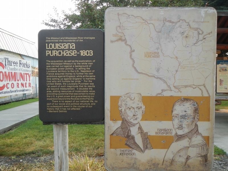 Louisiana Purchase - 1803 Marker image. Click for full size.