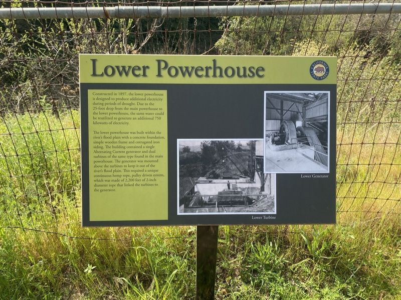 Lower Powerhouse Marker image. Click for full size.