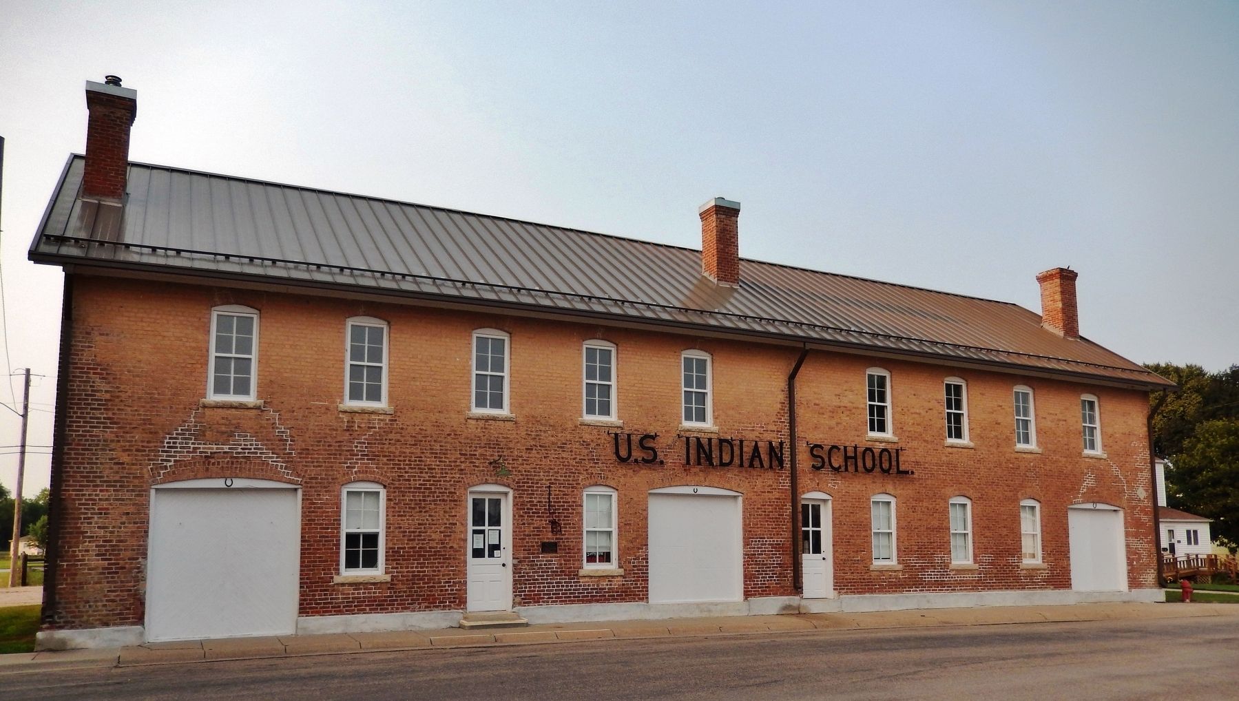 U. S. Indian Industrial School Building (<i>south elevation</i>) image. Click for more information.