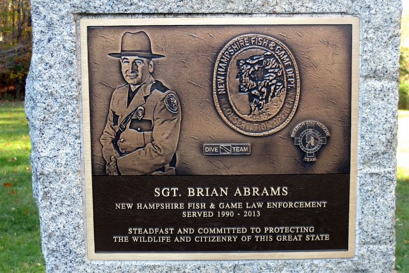 Sgt. Brian Adams Marker image. Click for full size.