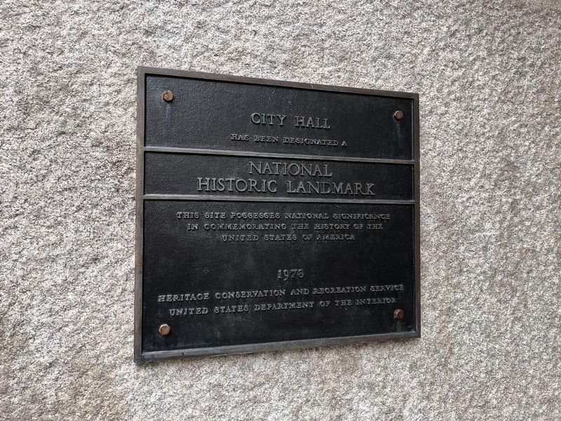 National Historic Landmark plaque for the building image. Click for full size.