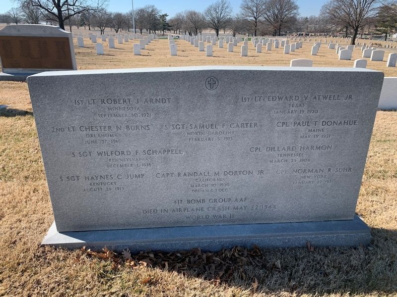 417 Bomb Group AAF Marker. Click for full size. 417 Bomb Group AAF Marker image. Click for full size.