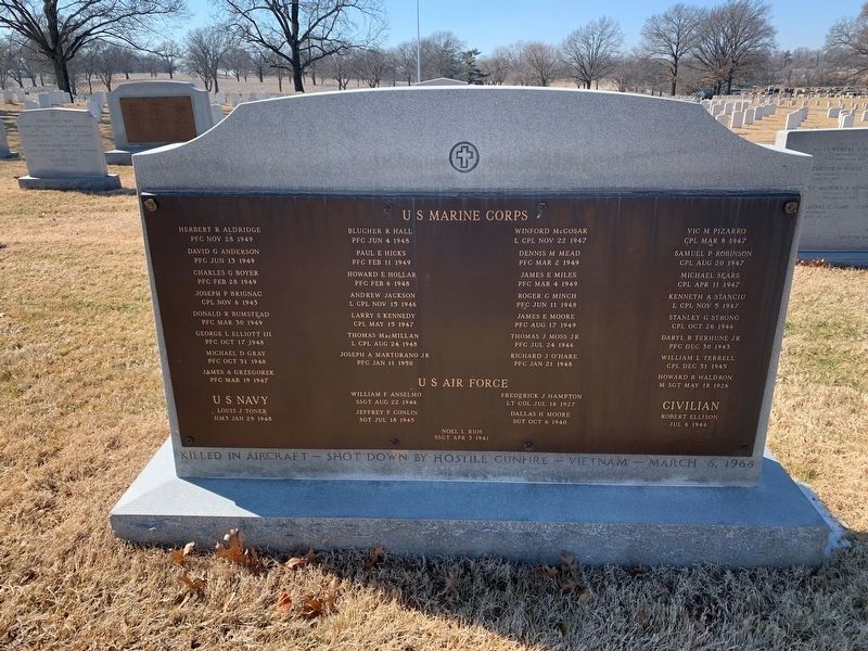 Killed in Aircraft Marker. Click for full size. Killed in Aircraft Marker image. Click for full size.