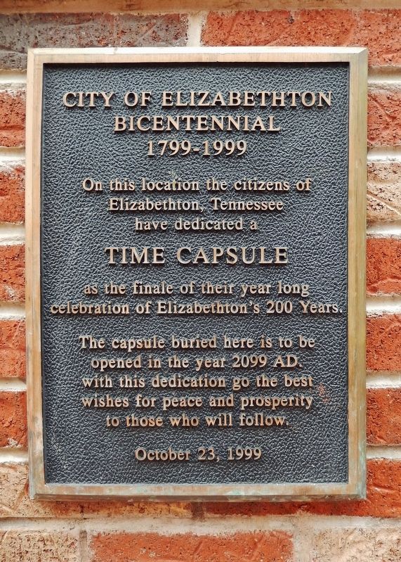 City of Elizabethton Bicentennial Marker image. Click for full size.