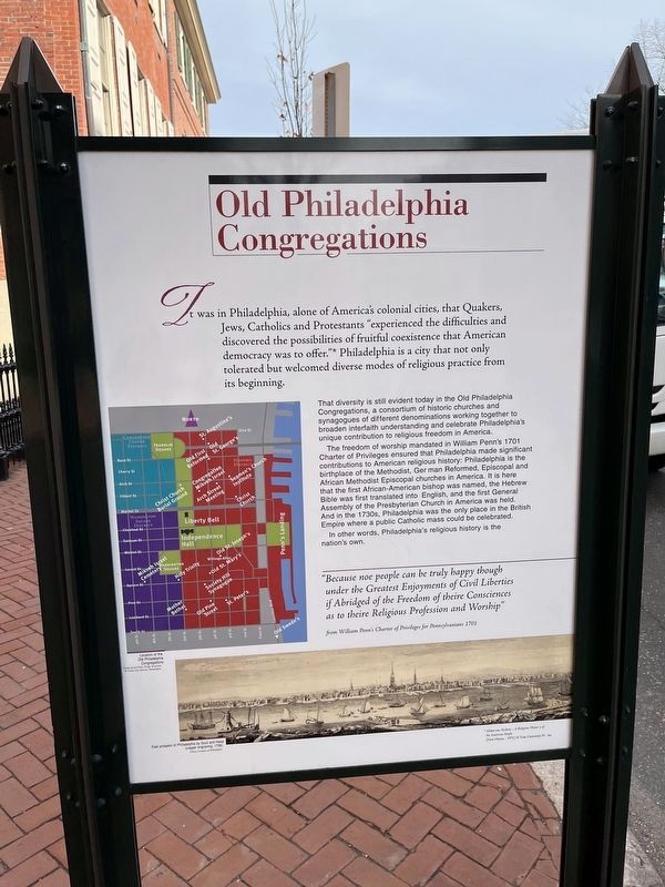 Old St. Mary's Marker [Reverse] image. Click for full size.