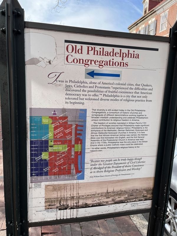 Old St. Joseph's Marker [Reverse] image. Click for full size.