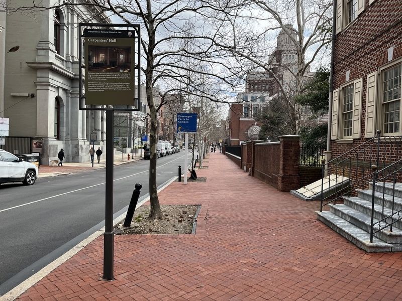 Carpenters' Hall Marker image. Click for full size.
