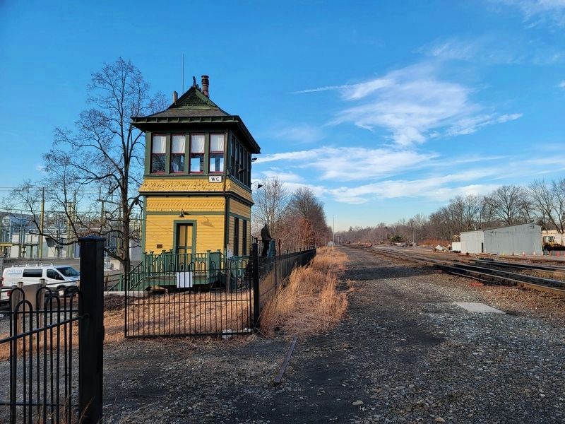 Waldwick Tower and Waldwick Yard image. Click for full size.