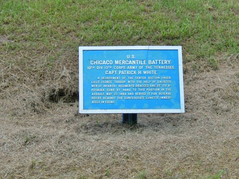 <small>U.S.</small> Chicago Mercantile Battery; Marker image, Touch for more information