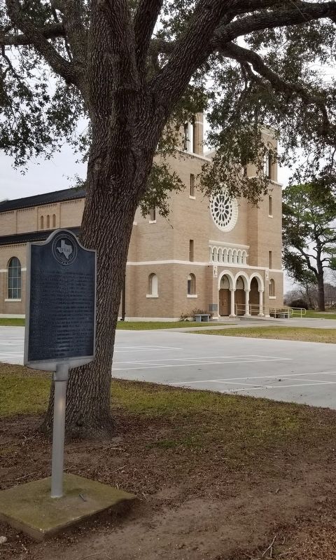 The Nada Marker in front of the St. Marys Catholic Church image. Click for full size.