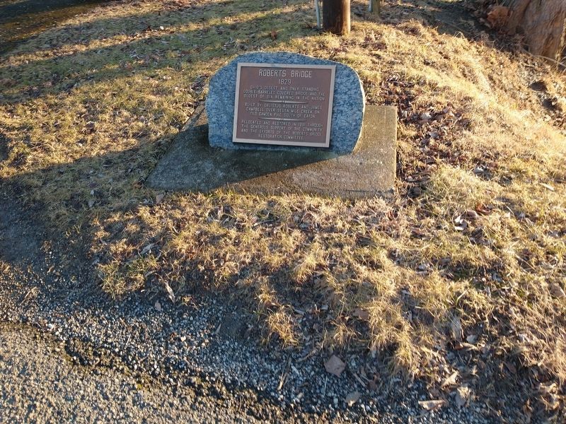 Roberts Bridge Marker image. Click for full size.