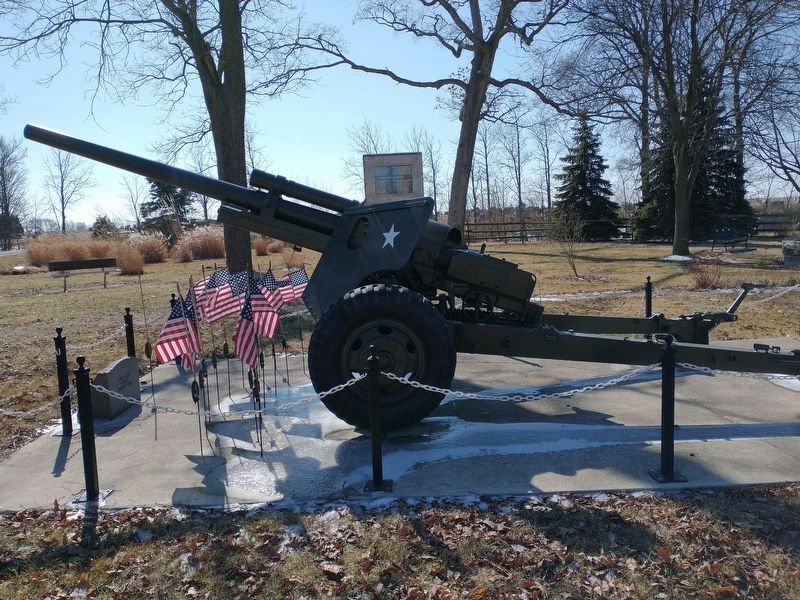 105 Howitzer Anti-tank Gun Marker. Click for full size. 105 Howitzer Anti-tank Gun Marker image. Click for full size.