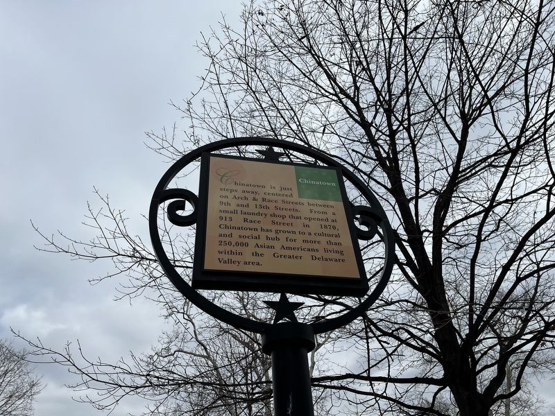Chinatown side of the marker. Click for full size. Chinatown side of the marker image. Click for full size.