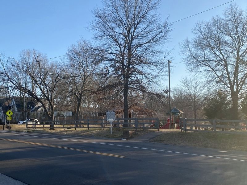 Woodmont School Marker image. Click for full size.