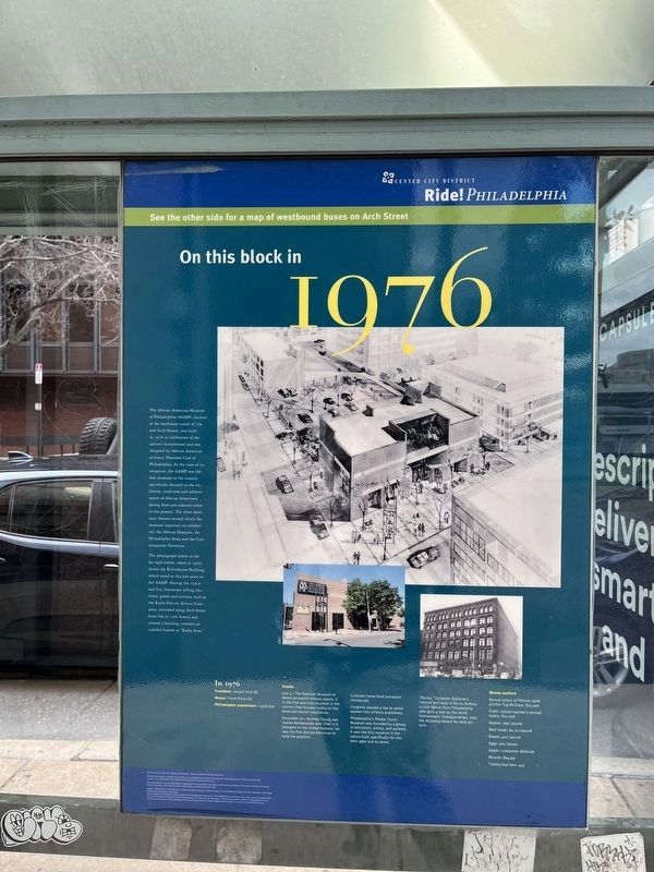 On this block in 1976 Marker. Click for full size. On this block in 1976 Marker image. Click for full size.
