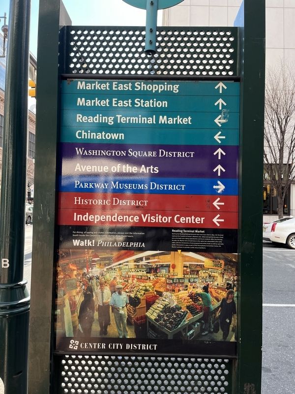 Reading Terminal Market Marker image. Click for full size.