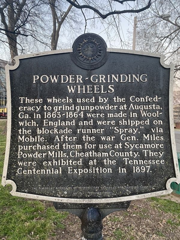 Powder Grinding Wheels Marker image. Click for full size.