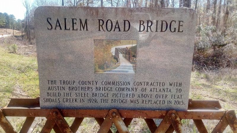 Salem Road Bridge Marker image. Click for full size.