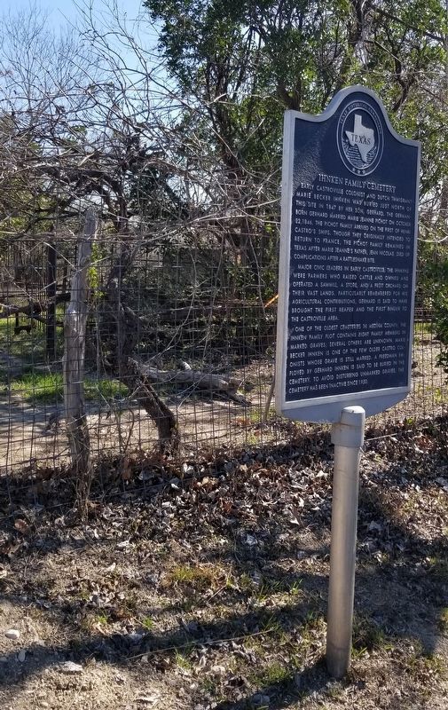 The Ihnken Family Cemetery and Marker image. Click for full size.