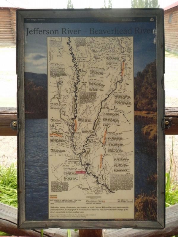 Jefferson River - Beaverhead River Marker image. Click for full size.