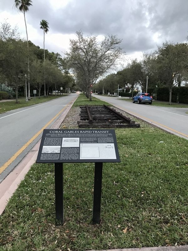 Coral Gables Rapid Transit Marker image. Click for full size.