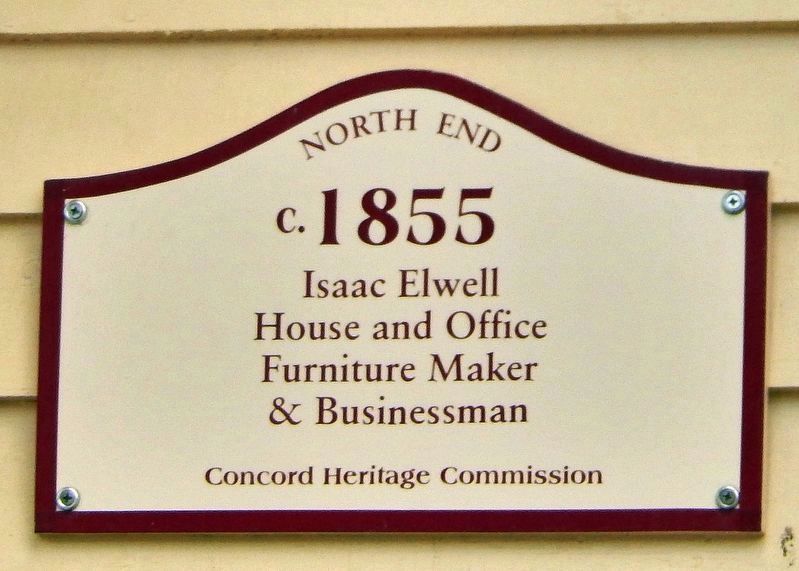 Isaac Elwell House and Office Marker image. Click for full size.