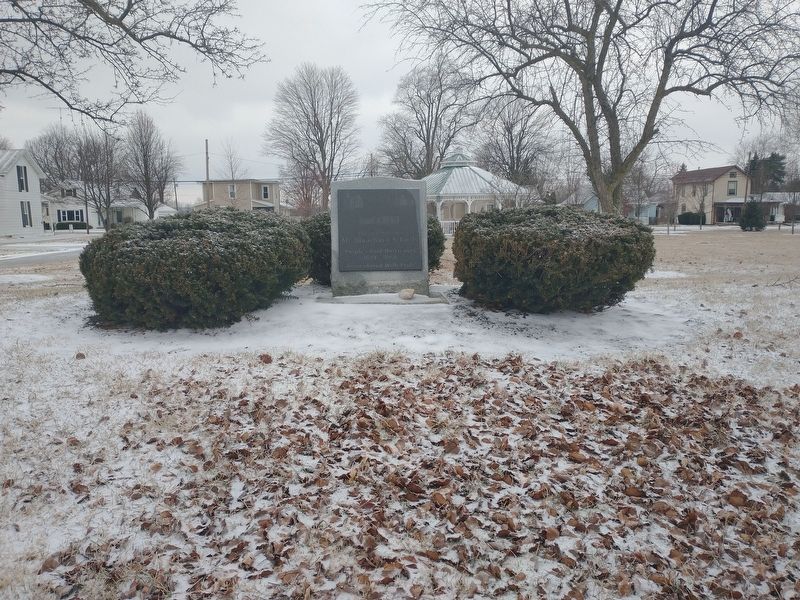 Former Site of Mt. Blanchard Schools Marker image. Click for full size.