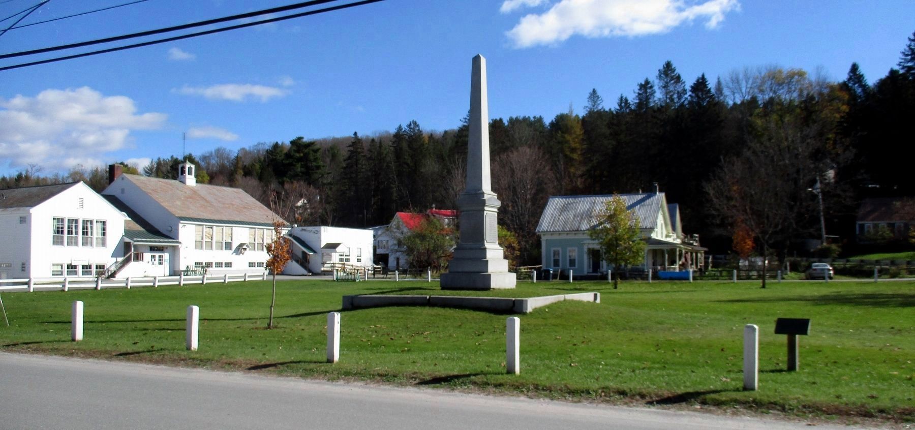 Liberty Tree Memorial at the Village Green. Click for full size. Liberty Tree Memorial at the Village Green image. Click for full size.