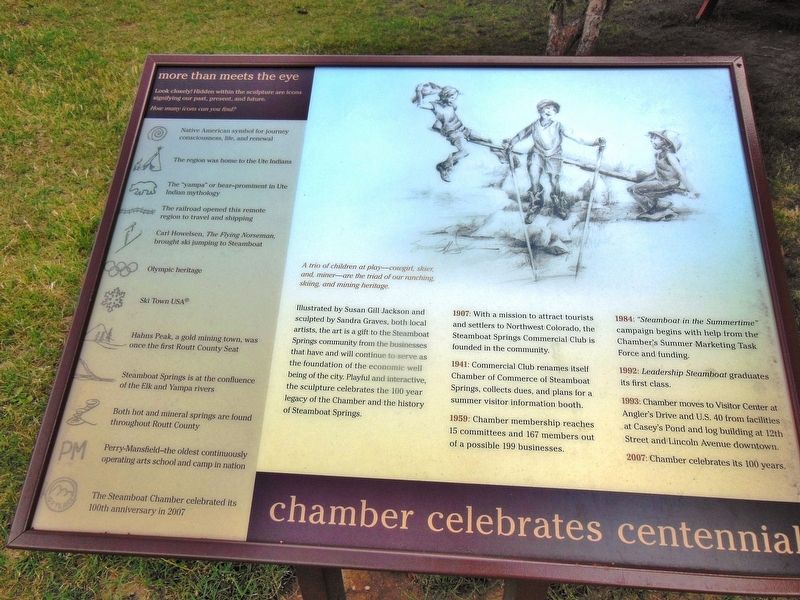 Chamber Celebrates Centennial Marker image. Click for full size.