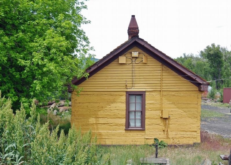 1881 Log Bunkhouse (<i>south elevation</i>) image. Click for full size.
