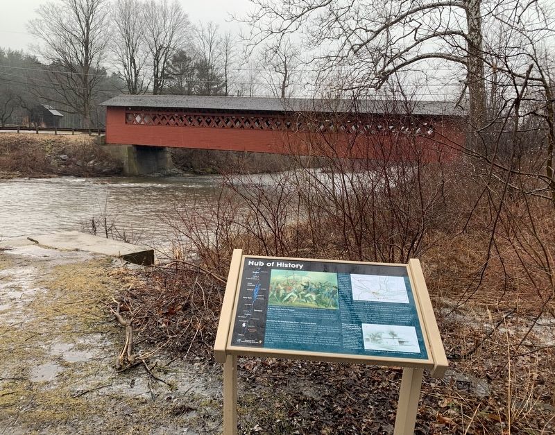 Hub of History Marker. Click for full size. Hub of History Marker image. Click for full size.