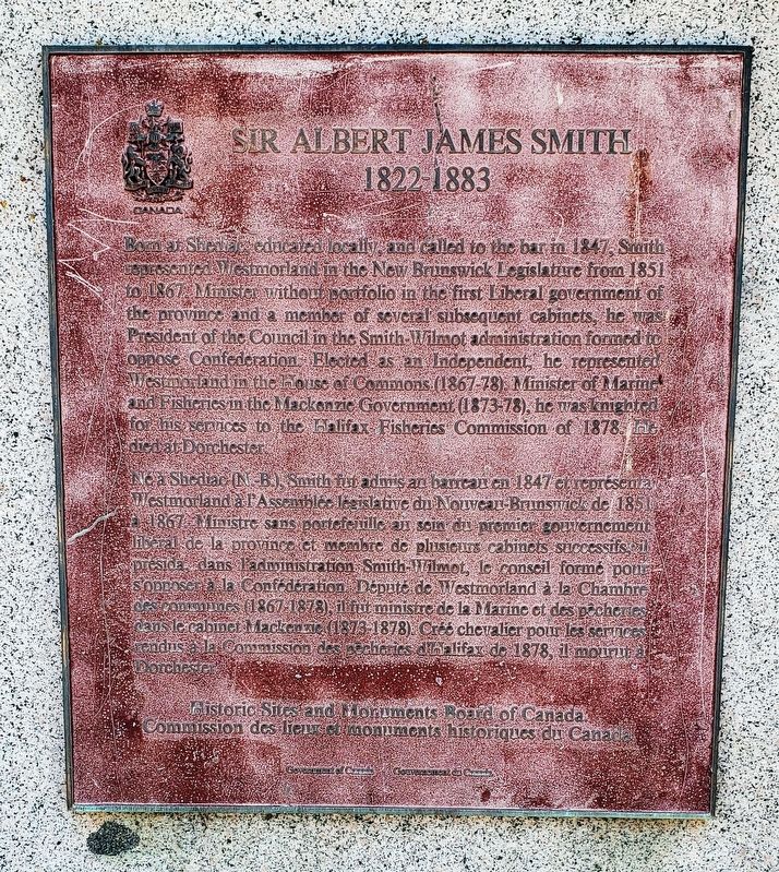 Sir Albert James Smith Marker image. Click for full size.