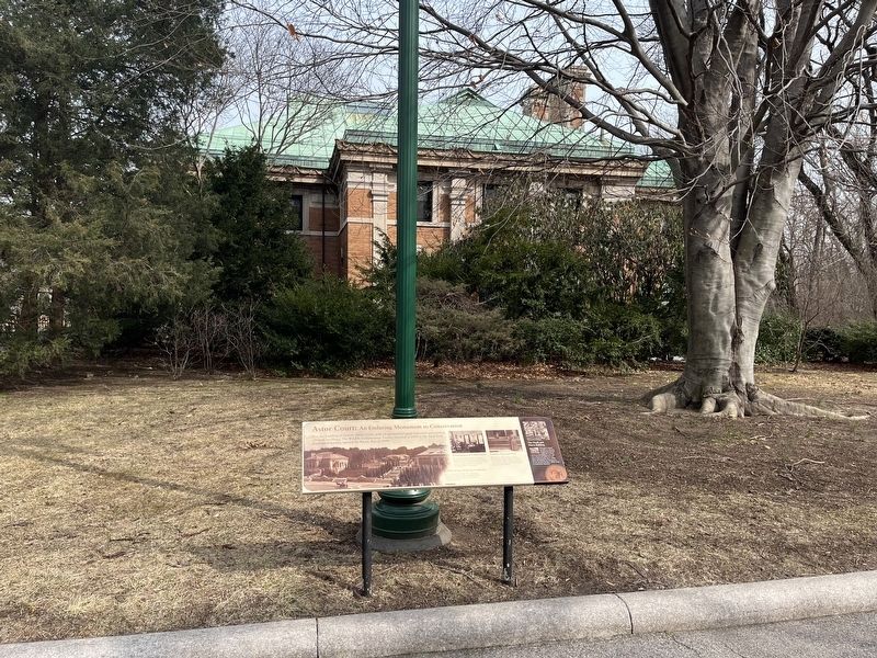Astor Court: An Enduring Monument to Conservation Marker. Click for full size. Astor Court: An Enduring Monument to Conservation Marker image. Click for full size.