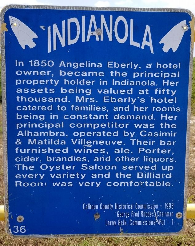 Angelina Eberly Marker image. Click for full size.