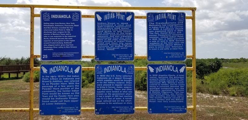 The Angelina Eberly Marker is the far right bottom marker of the markers image. Click for full size.