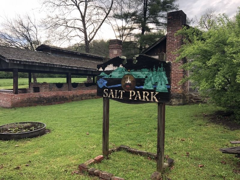 Salt Park has a replica furnace. image. Click for full size.