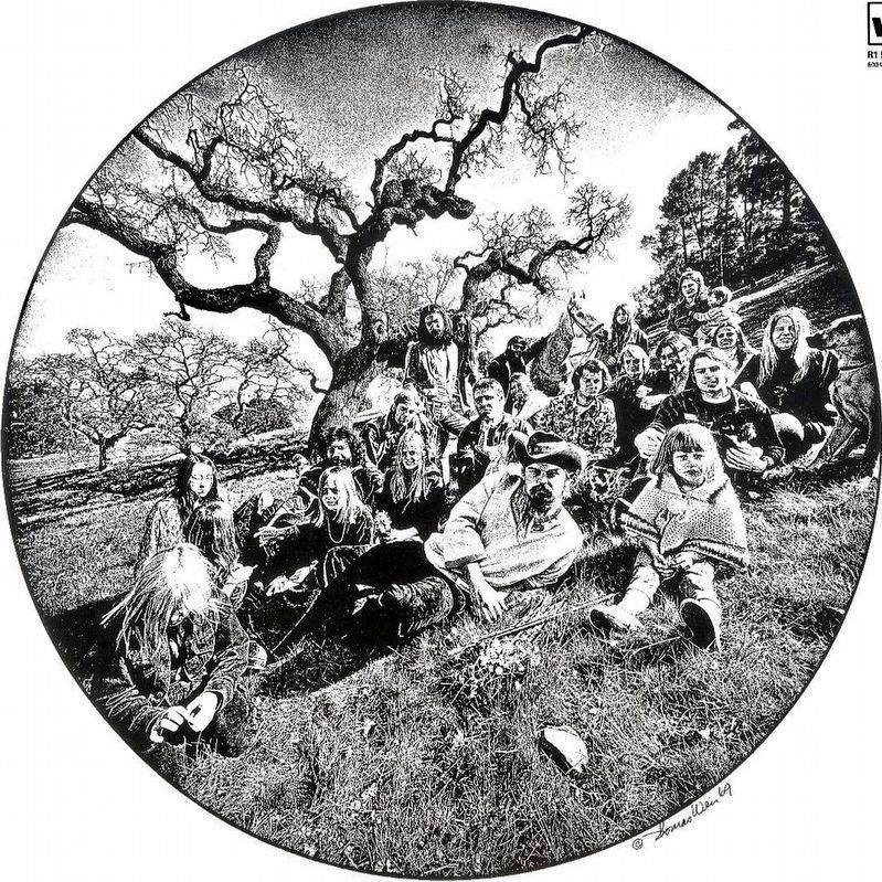 Grateful Dead <i>Aoxomoxoa</i> record, back cover photo.... image. Click for full size.