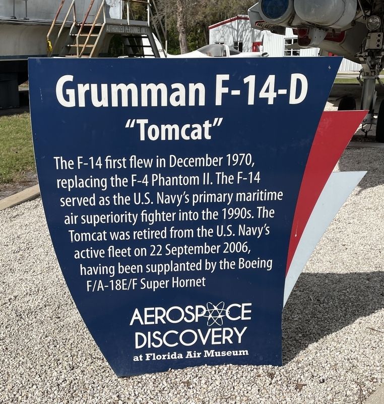Grumman F-14-D “Tomcat” Marker image. Click for full size.