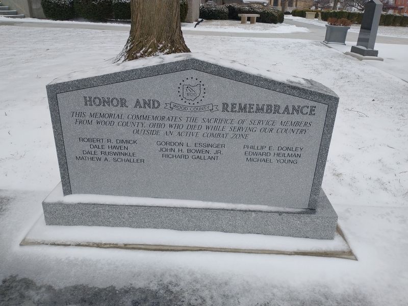Wood County Honor And Rememberance Marker image. Click for full size.