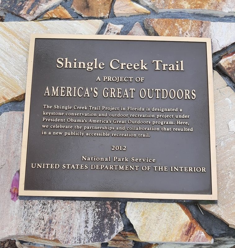 Shingle Creek Trail Marker image. Click for full size.