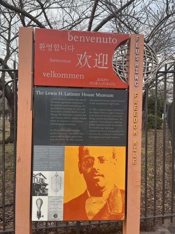 The Lewis H. Latimer House Museum Marker image. Click for full size.