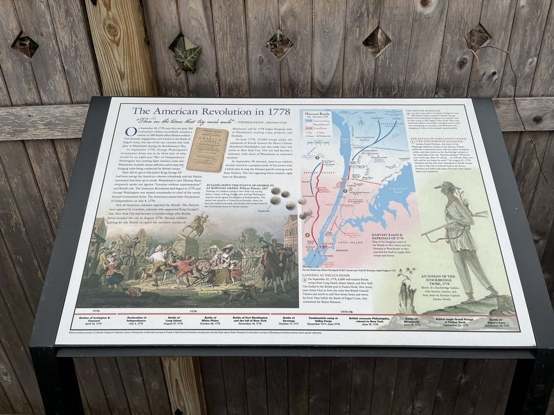 The American Revolution in 1778 Marker image. Click for full size.