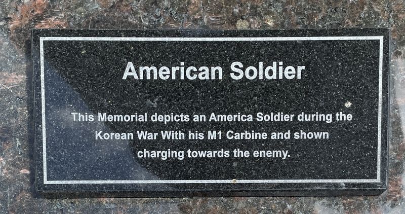 American Soldier Marker image. Click for full size.