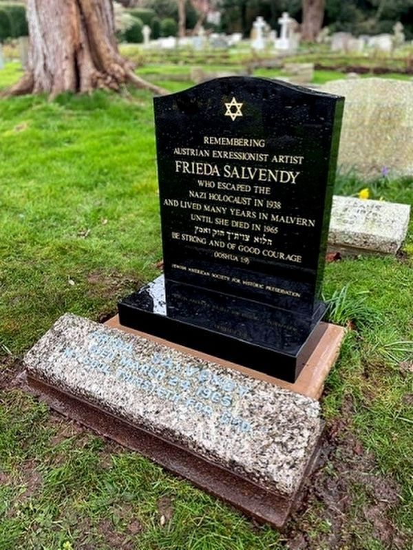 Frieda Salvendy Tombstone image. Click for full size.
